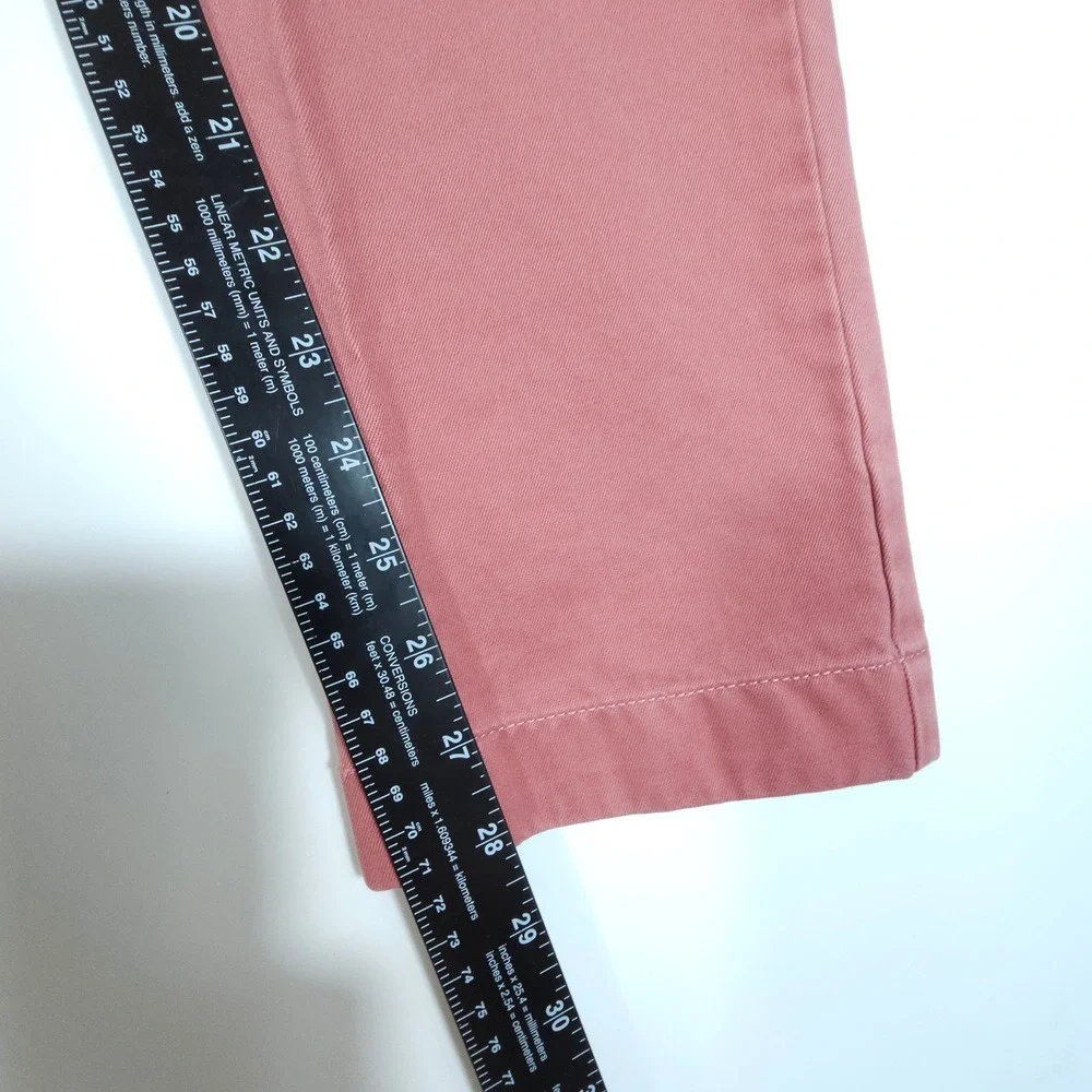 Streetwear J Crew 484 Essential Chino Mens 31x30 Pink Slim Fit Pants